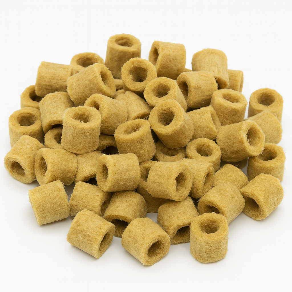 Plugs Lana de Roca para Cultivo Hidroponico 100pzs.